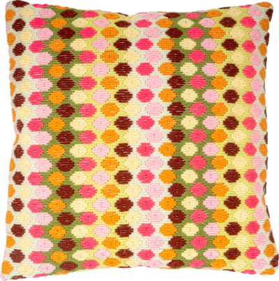 Vervaco - Spansteekkussen kit - Retro - PN-0203613 - Borduren - Borduurpakket - Borduurpakket volwassenen - Borduurpakket kind