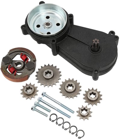 Dailygoods- Versnellingstransmissieset Vervanging voor 43/47/49cc - Pocket Mini-Fiets - Scooter - ATV - Schakelmechanisme - Uitgebreide Accessoires - Versnellingsbak