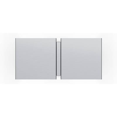 Wever & Ducré Lighting WEVER &amp; DUCRÉ Wandlamp CG Square aluminium, 21 cm, 2-lamps