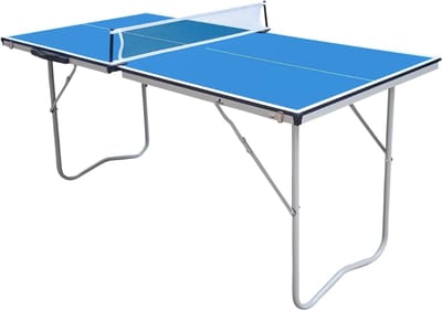 AHD® Pingpongtafel - Tafeltennistafel Outdoor - Pingpongtafel - Blauw/Grijs - 150cm x 67cm x 69cm
