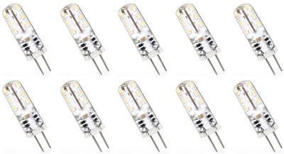 Spectrum LED Insteeklampje G4 1.5W - 12V - 110 Lumen - 6000K Koud wit - Helder daglicht - Energiezuinig - 10 stuks