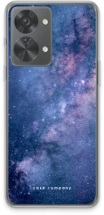 Case Company® - Hoesje geschikt voor OnePlus Nord 2T hoesje - Nebula - Soft Cover Telefoonhoesje - Bescherming aan alle Kanten en Schermrand