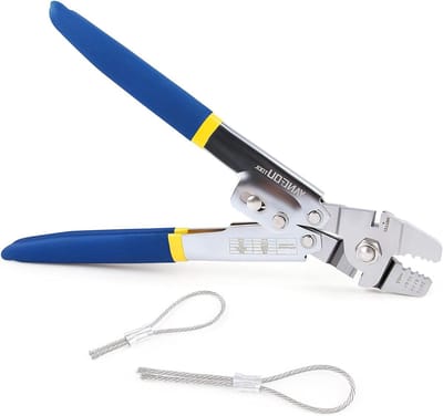 Krimptang - Kabeltang - Autoreparatie - 2-in-1 Gereedschap - 0.1-2.2 mm - Zilver