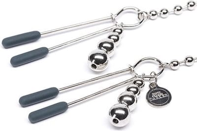 Fifty Shades tepelklemmen kralenketting