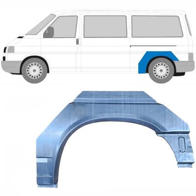 Reparatiepaneel achterspatbord voor Volkswagen Transporter T4 1990-2003 / Links