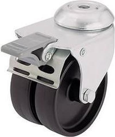 Blickle LMDA-POA 50G-FI Dubbel zwenkwiel Wieldiameter: 50 mm Draagvermogen (max.): 80 kg 1 stuk(s)