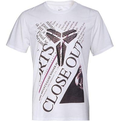 Nike Kobe Black Mamba Sport Casual T-shirt Korte Mouw Heren Tops Wit 913518-100 M white