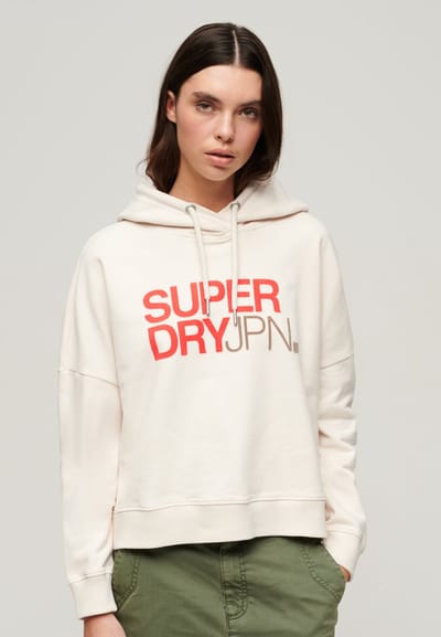 Superdry - Sportwear Logo Boxy hoodie - Dames - Hoodies