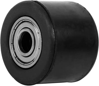 Kettingrol voor Motorfiets Crossmotor Enduro | Zwart | Rolspanner | Zware Lagers