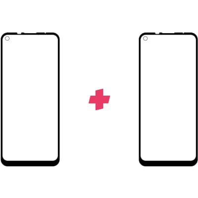 DuoPack: Motorola Moto G9 Power screenprotector gehard glas Edge to Edge