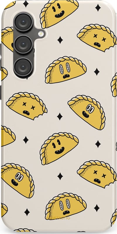 Casetastic Hoesje Geschikt voor Samsung S23 FE - Stijlvolle Beschermende Duo-layer Case - Pastei gerei