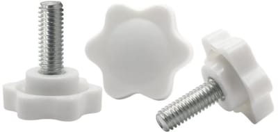 Dailygoods- Sterschroef kunststof - Stergreep - Vleugelschroef - M5x35mm - 10 stuks - Handvast te draaien - Duimschroef