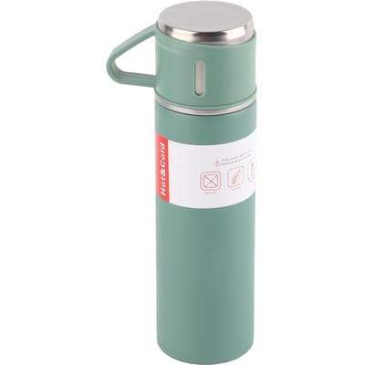 500ml Vacuüm Geïsoleerde Beker Roestvrij Staal Thermische Fles Draagbare Vacuüm Mok Fles voor L(for 6.5-9kg) groen
