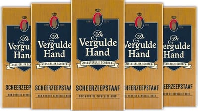 De Vergulde Hand Scheerzeep Staaf 5 x 75 Gram
