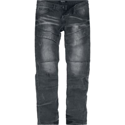 Rock Rebel by EMP - Rock Jeans - Pete (Straight Fit) - W30L32 tot W34L34 - voor Mannen - grijs