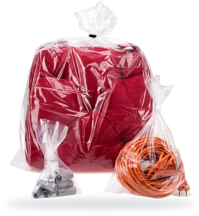 Inpakr Transparante LDPE Zijvouwzakken - 1000 Stuks - 11 x 4,5 x 30 cm - 50 Micron