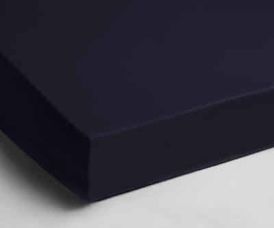 Day Dream hoeslaken - strijkvrij - katoen - 90 x 200 - Navy