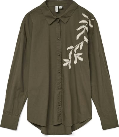 VERO MODA - VMFERN L/S SHIRT WVN BTQ GA - Dames - Blouses