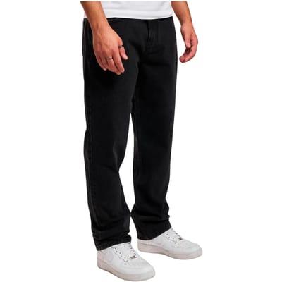 DEF - Kant Straight Fit Broek - Taille, 33 inch - Zwart