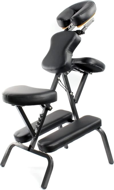 Inklapbare massagestoel tot 120 kg - Wellness en tattoo behandelingstoel met transporttas