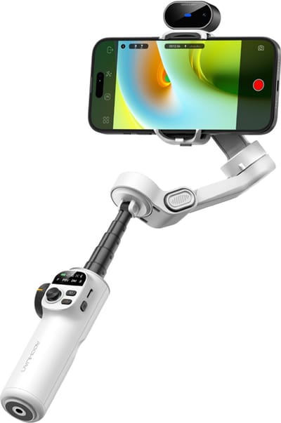 AOCHUAN X2 Gimbal with AI Sensor (White)