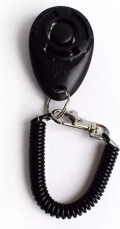 *** 2 stuks Clicker voor luxe Hondentraining - Zwart Trainen - Haal het beste uit de training van uw hond met Heble® ***
