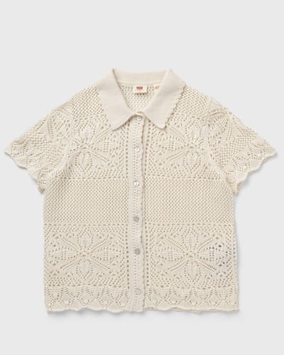 SUSANNA FLORAL CROCHET SHIRT