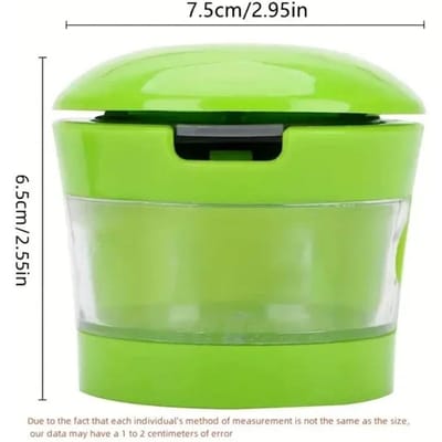 1 stuks Handmatige Knoflookpers Knoflookmolen Gemberpers Keukengereedschap Rasp Snijder Schiller Trituradror De Alho green
