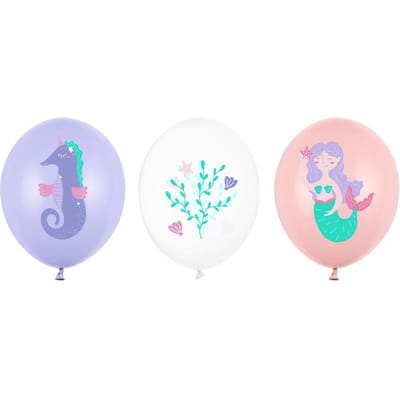 Partydeco - Partydeco ballonnen - Sea world mix (50 stuks)