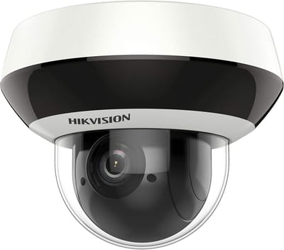 Beveiligingscamera Dome - IP Camera PTZ - Binnen Buiten - 4x Optische Zoom - 2MP 1080p - Wit Zwart