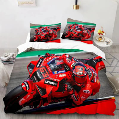 3D Print Marc Marquez 93 Beddengoed Set Dekbedovertrek Bed Set Dekbedovertrek Kussensloop Dekbedovertrek King Queen Size Jongens Volwassenen Beddengoed 70x133cm 2pcs
