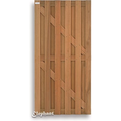 Poort tuinpoort hardhout 90x180cm