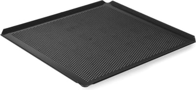 HENDI Geperforeerde ovenplaat – anti-aanbaklaag – 354x325x10 mm – aluminium