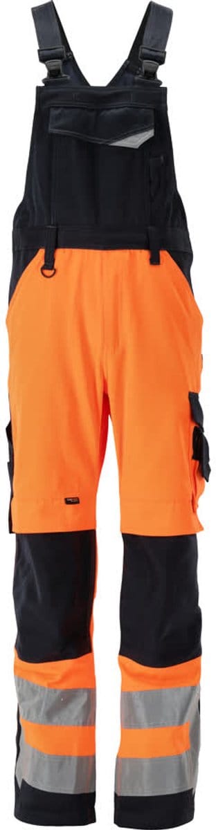 Mascot Safe Supreme Amerikaanse overall met kniezakken 15569-860 - hi-vis oranje/donkermarine - C46 - 76