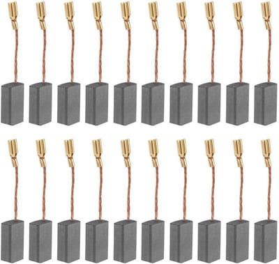 Byshayne - Interchangeable Carbon Brush - 20 Stuks - Vervangbaar - Geel - Geschikt voor Hammer Drill - 5x8x16mm