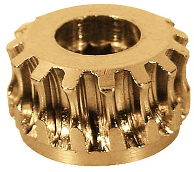 Boston MHP-2511 machine head worm gear, brass, diam.11mm, 12-pack