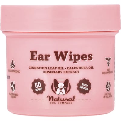 Natural Dog Company, Oorweefsels, 50 Stuks pink