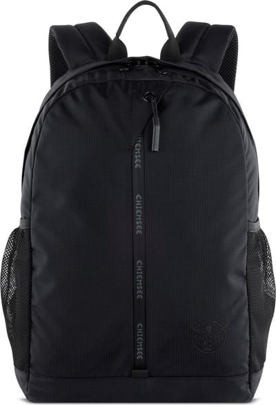 CHIEMSEE Vrije tijd rugzak Rugzak met laptopvak Light N Base Backpack Black Zwart