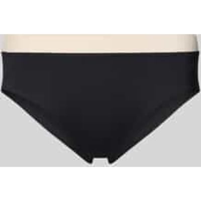 Bikini slip met labelopschrift model 'CONTRAST BINDING PANTY'