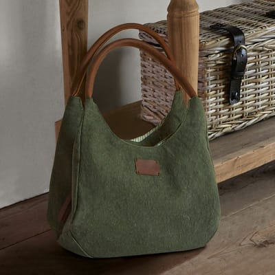 LOBERON Tas Lucie groen/bruin