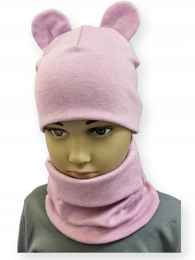 Dartomik - Hoofdband Set - Roze Melange - Maat 34-38 - Baby