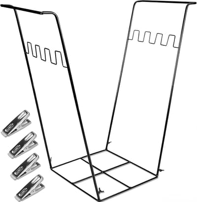 Stevige Vuilniszakhouder Standaard voor Tuin en Camping - Geschikt voor Grote Zakken (30-45 Gallon)