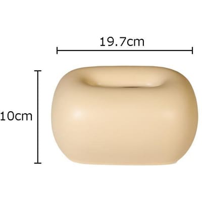 Creatieve Ronde Hoek Tissuebox Koffietafel Bureau Decoratie Minimalisme Keramische Tissuebox Nachtkastje Keukenrolhouder