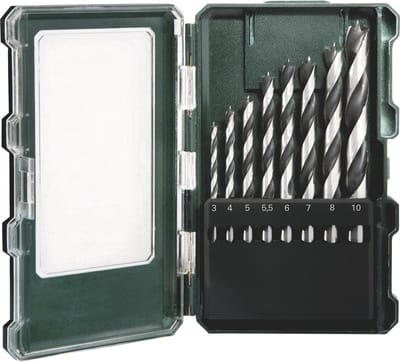 Metabo 626705000 Hout-spiraalboorset 8-delig 3 mm, 4 mm, 5 mm, 5.5 mm, 6 mm, 7 mm, 8 mm, 10 mm 1 stuk(s)