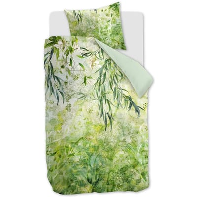 Kardol Giverny dekbedovertrek - Eenpersoons - 140x200/220 - Groen