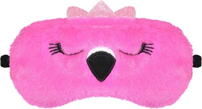 Grappig flamingo slaapmasker - Zacht pluche oogmasker voor volwassenen en kinderen