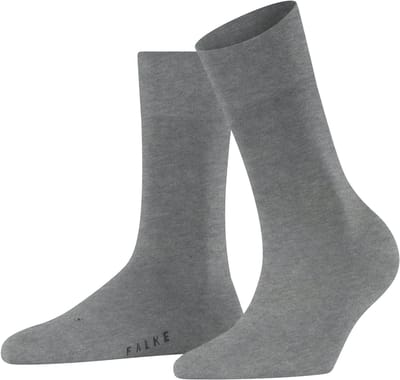 FALKE Sensitive New York met comfort tailleband lyocell sokken dames grijs - maat 35-38