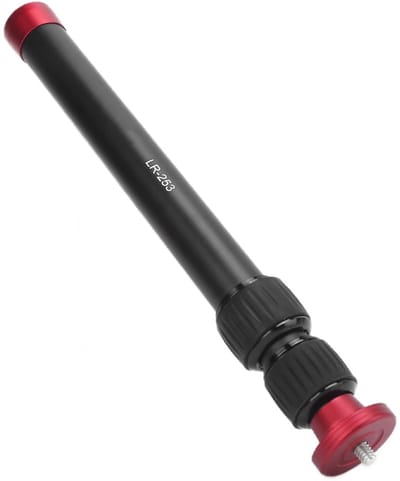 Dailygoods- Monopod Aluminiumlegering - Draagbare Monopod - 3 Secties - Maximale Belasting 5kg - Werkhoogte 26,5-55,5 cm - Geschikt voor Spiegelreflexcamera - Camera Statief