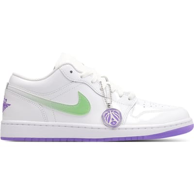 Jordan AJ1 Low Sneakers Heren - Wit - Maat 47.5 - Leer