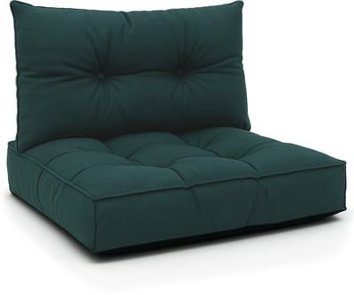 Kussen Lounge Tuinmeubelen - Rugkussen 40x50 cm Rug Rattan Ideaal voor balkon terras loungeset buiten comfort vulling dik duurzaam Groente